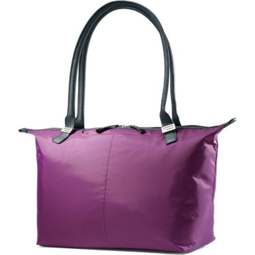 Samsonite Jordyn‎ Purple Nylon Tote Bag Lightweight Travel Carry On Laptop Bag